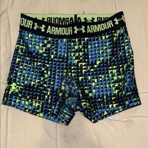 Under Armour Geometric Print Spandex Shorts